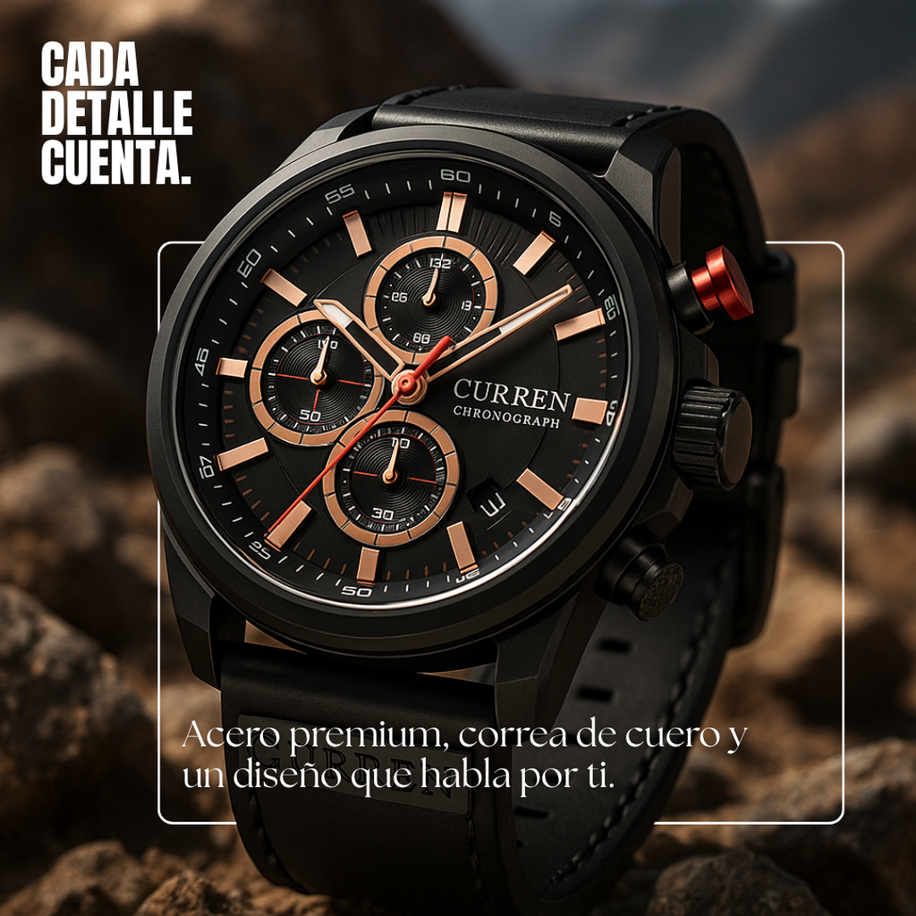 CURREN Executive Pro™ ¡Estilo, precisión y elegancia a donde vayas!