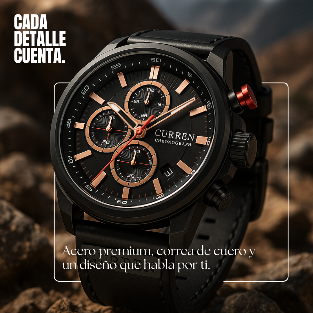 CURREN Executive Pro™ ¡Estilo, precisión y elegancia a donde vayas!