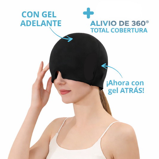 MigraRelief™ – Máscara de gel terapéutica para migraña y estrés