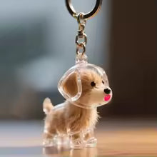 "Cápsula del Recuerdo" Llavero Cápsula Recuerdo de Pelo de Mascota – Para Perros y Gatos